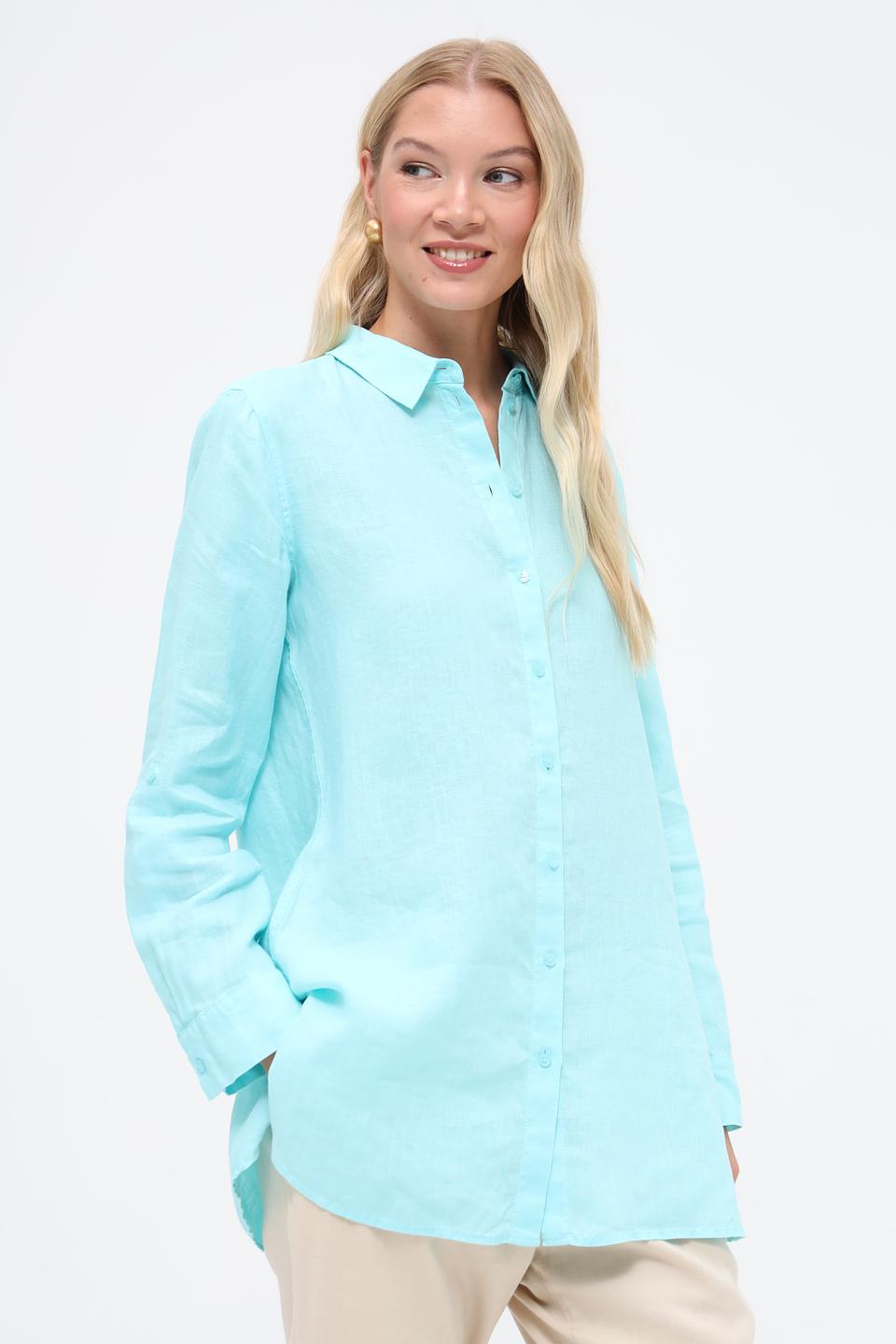 Рубашка Gerry Weber EDITION бирюзовая