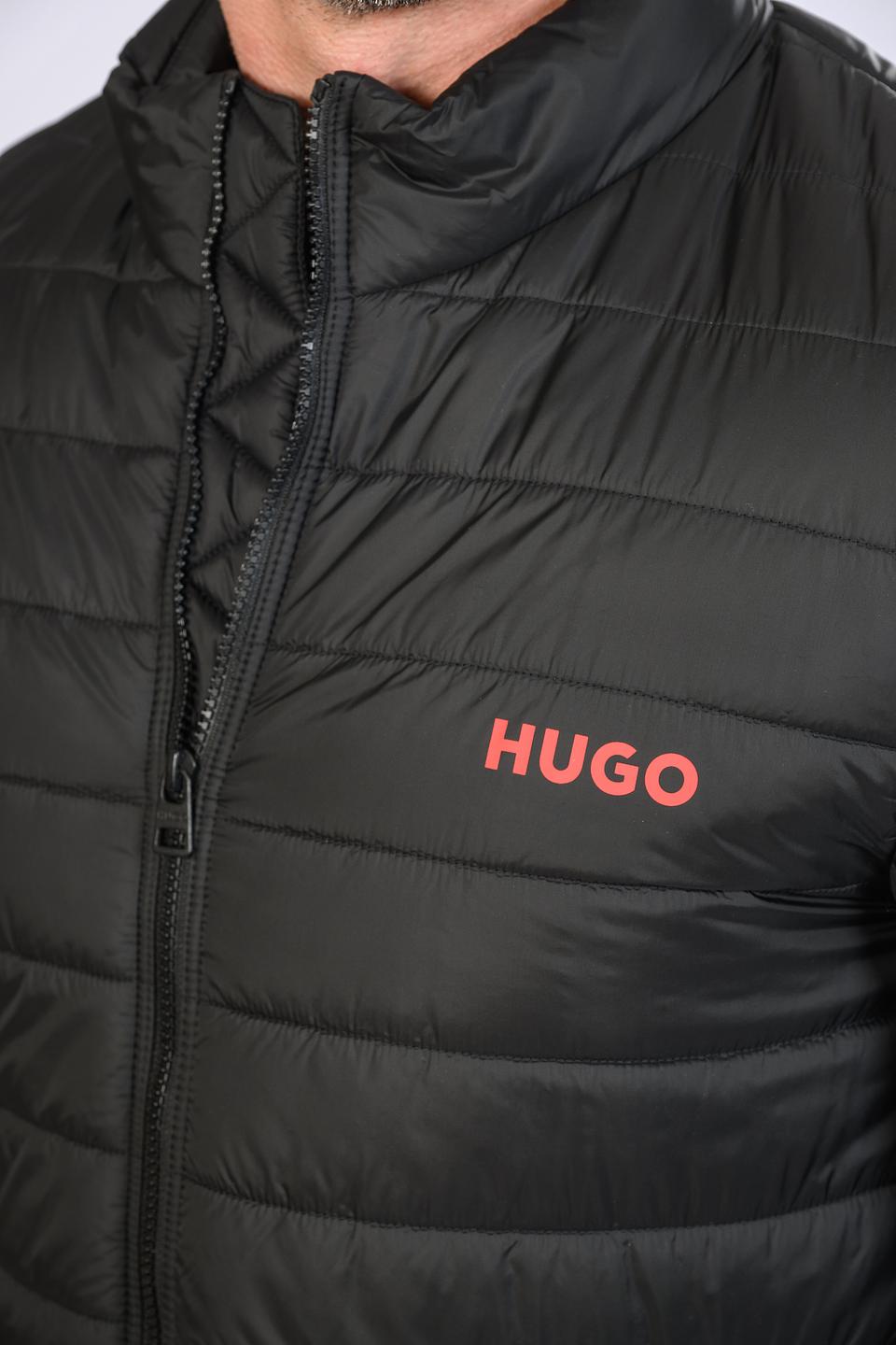 Куртка Hugo стеганая чёрная