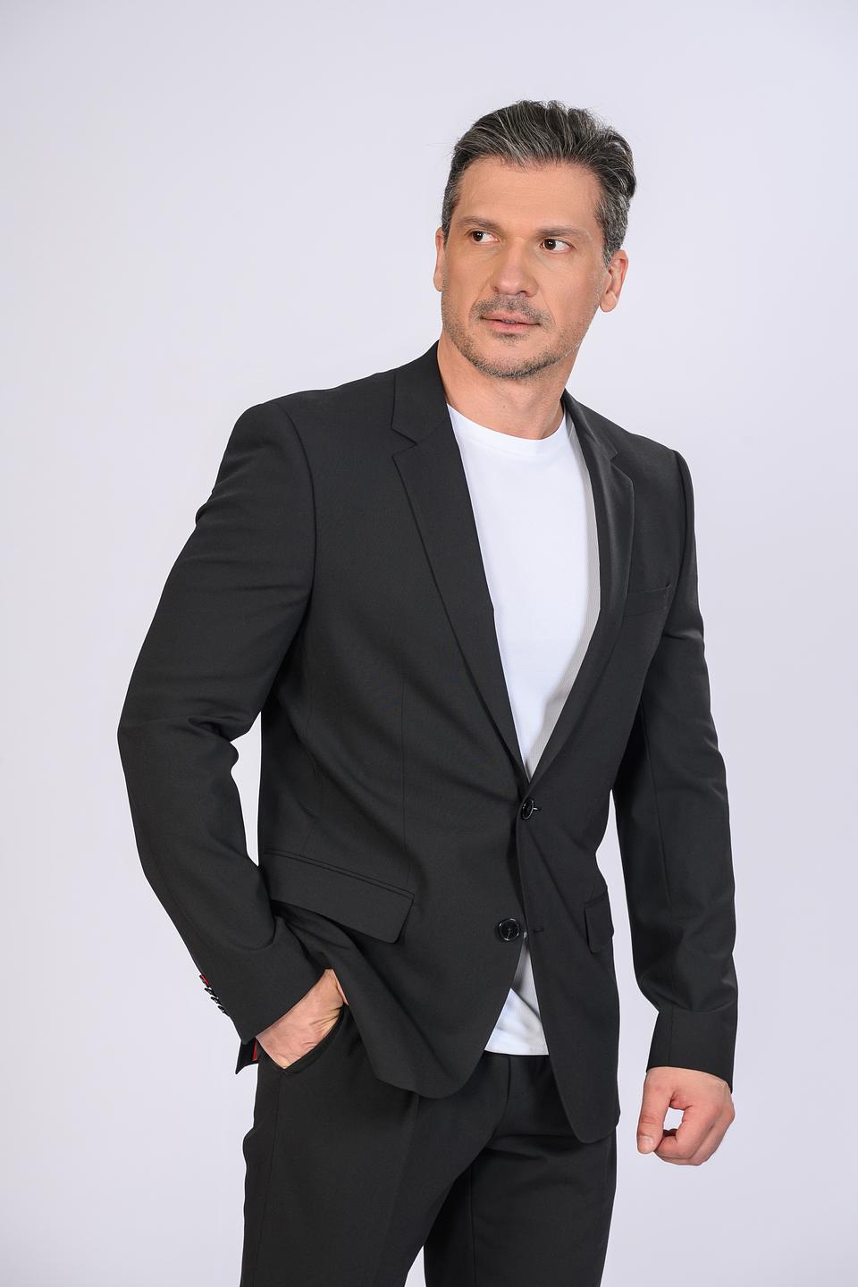 Костюм Hugo муж. чёрный