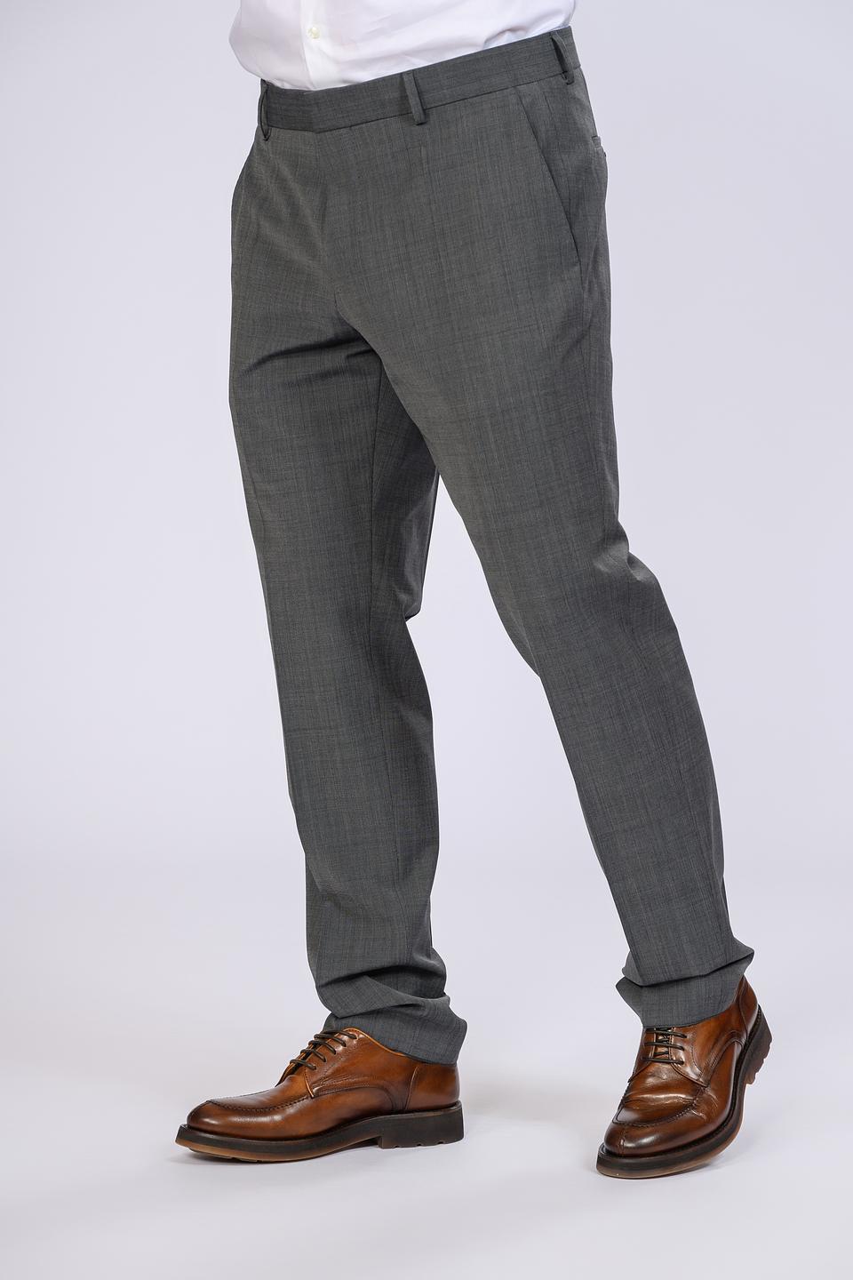 Костюм Boss Black серый клетка