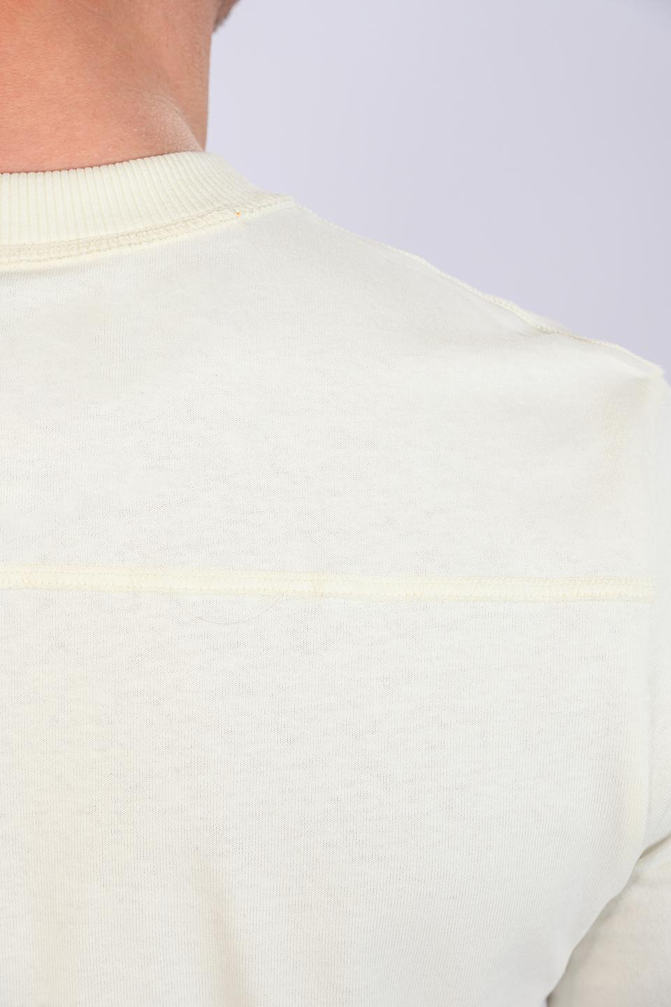 Футболка Boss Orange с принтом бежевая