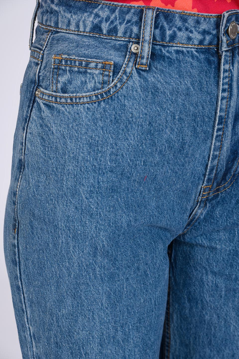 Джинсы Emka широкого кроя синие