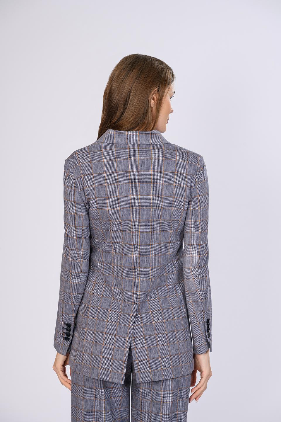 Жакет Circolo 1901 в клетку синий