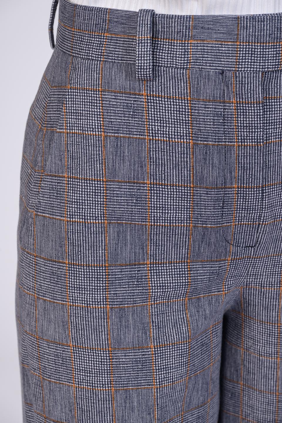 Брюки Circolo 1901 в клетку синие