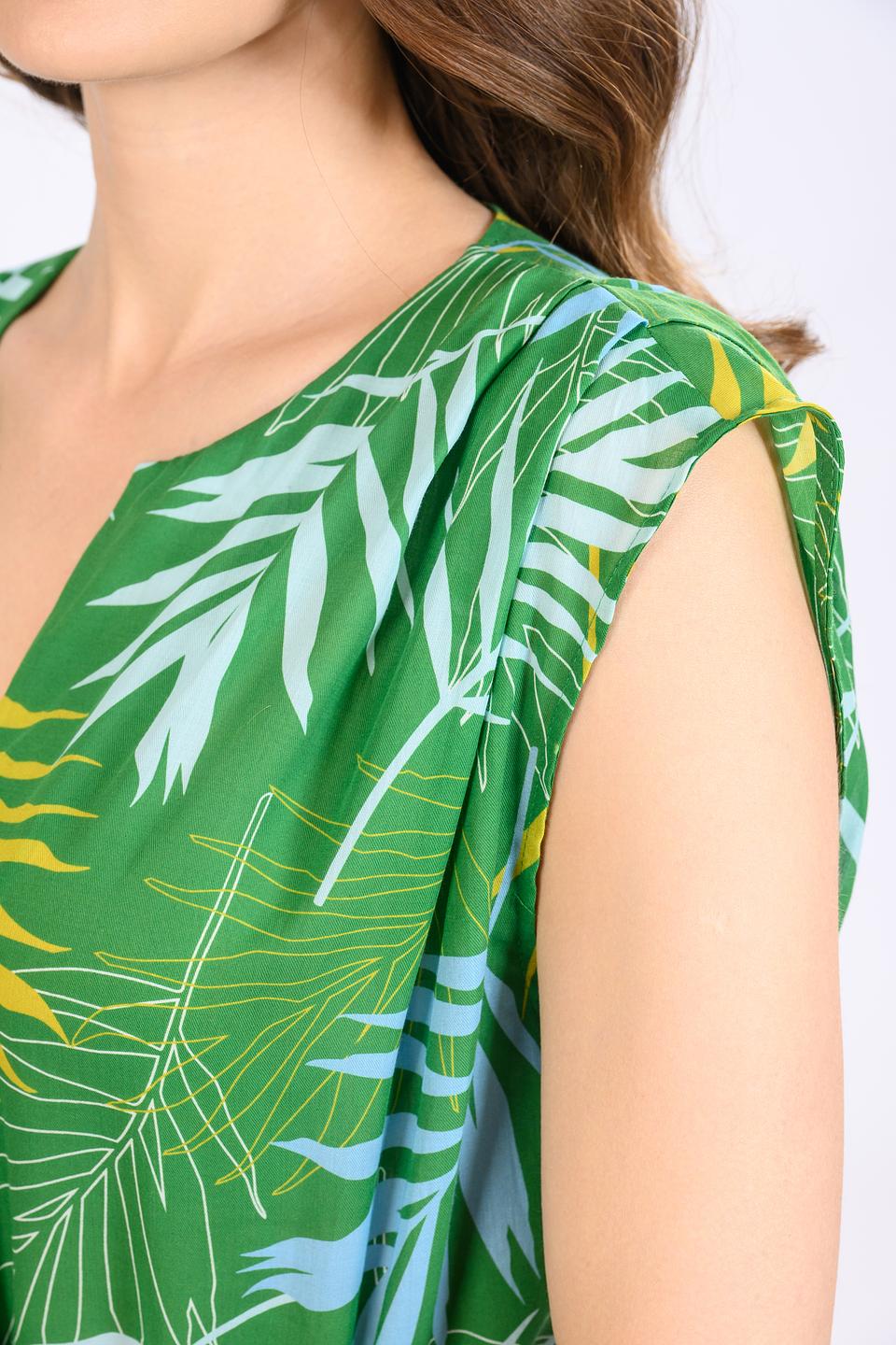 Платье Emka с тропическим принтом