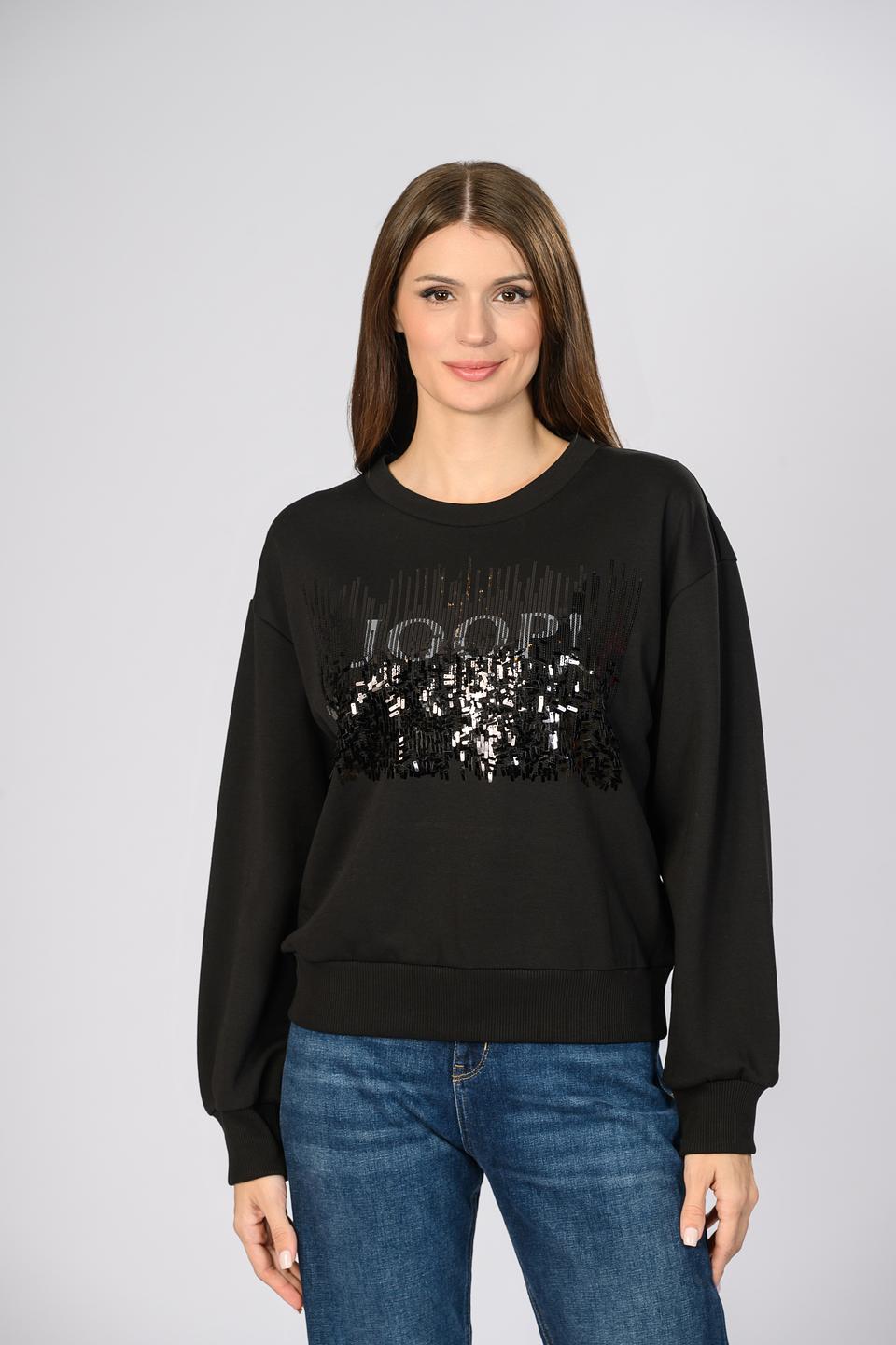 Джемпер Joop! с пайетками чёрный