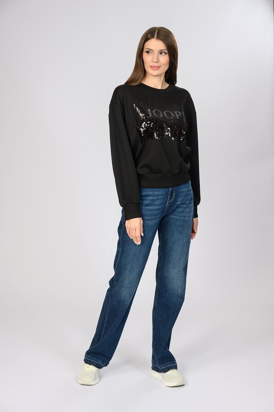 Джемпер Joop! с пайетками чёрный