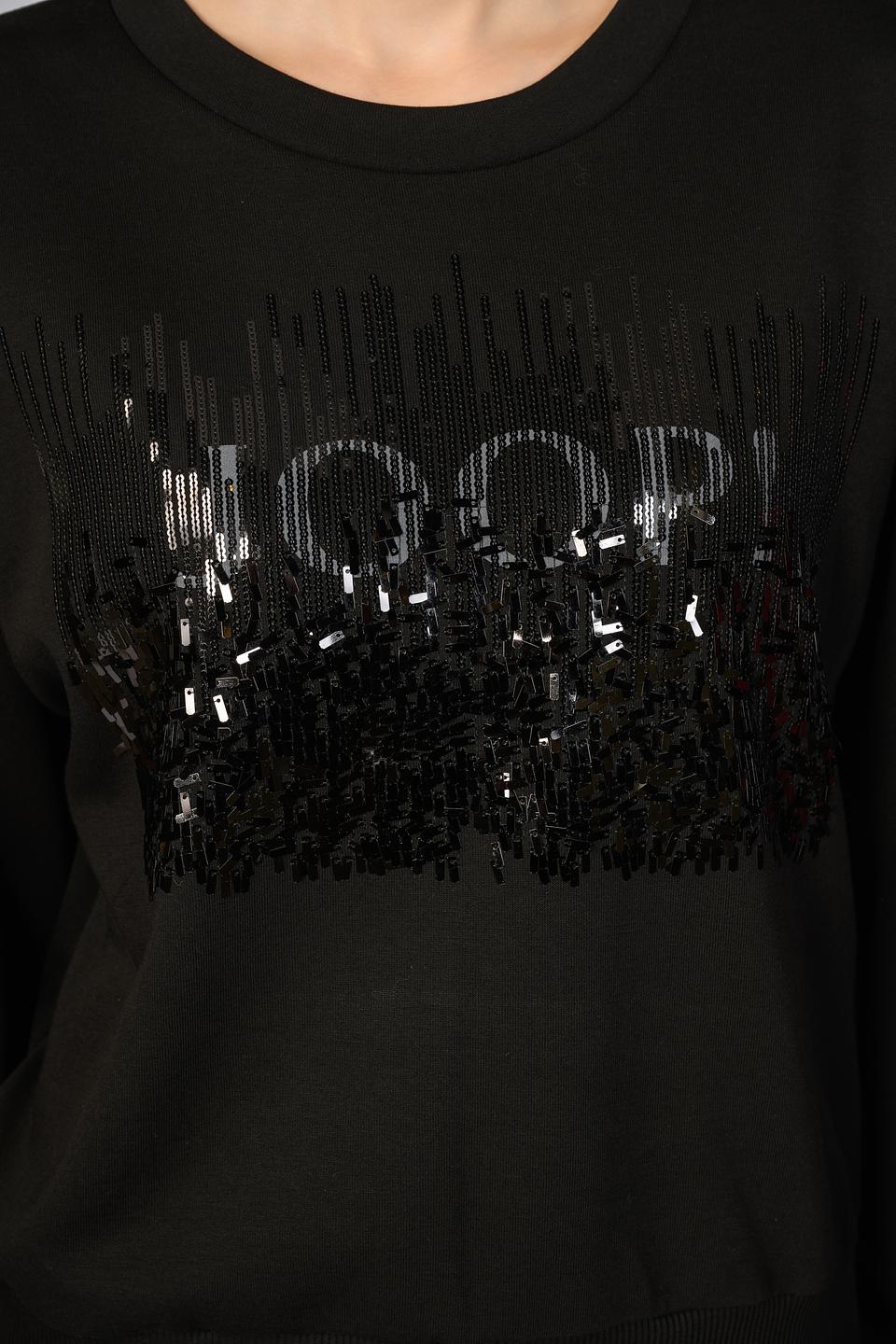 Джемпер Joop! с пайетками чёрный