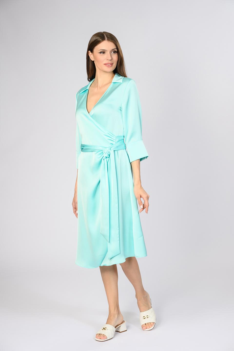 Платье Joop! с запахом бирюзовое
