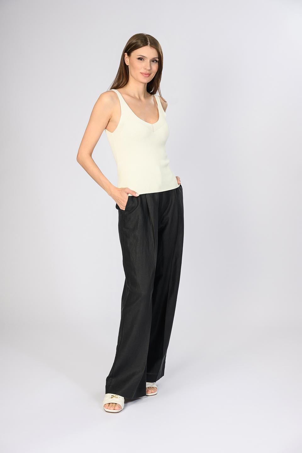 Брюки Emka широкие чёрные