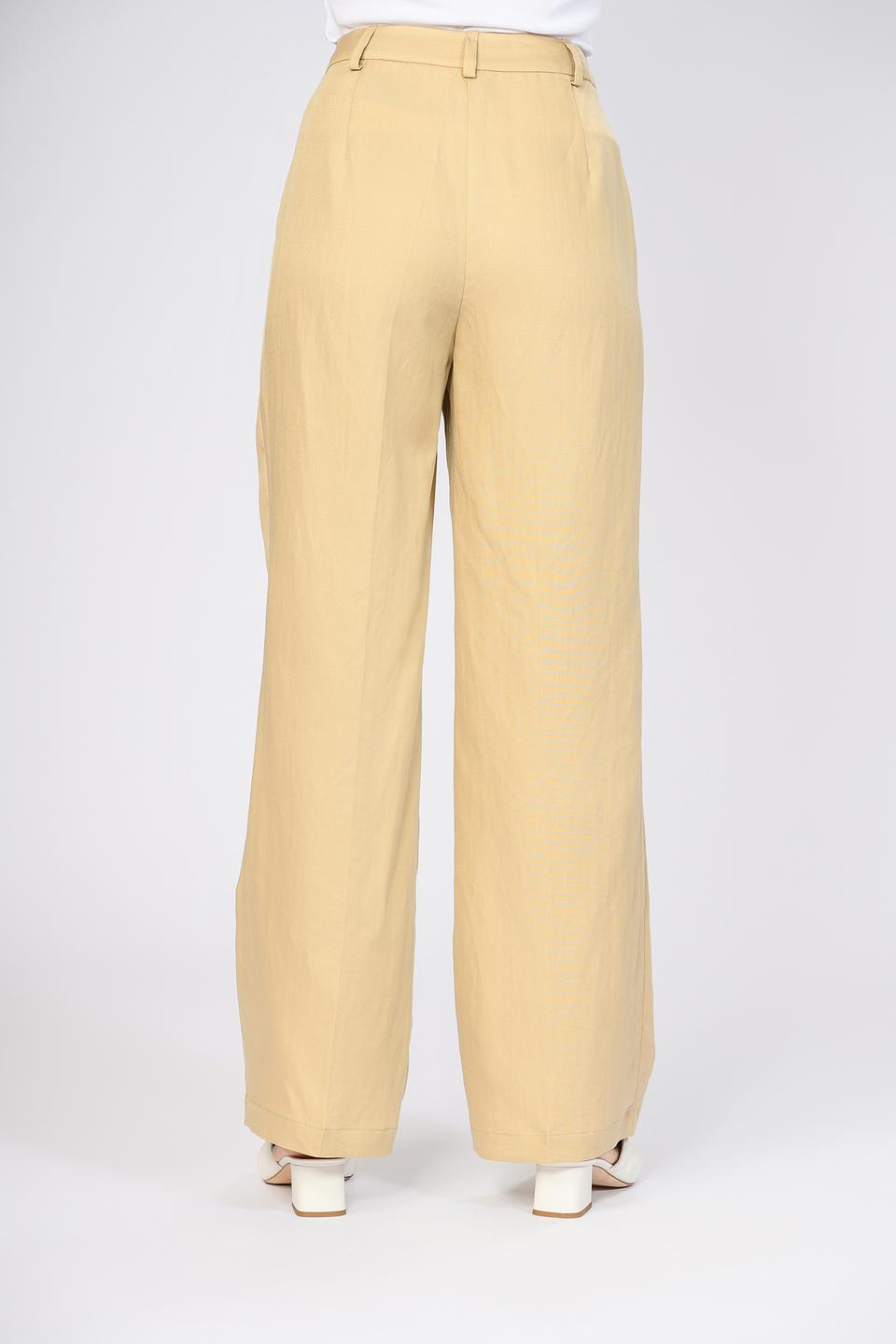 Брюки Emka жен. бежевые