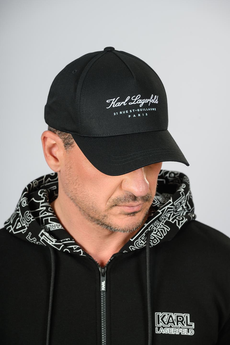Бейсболка Karl Lagerfeld чёрная