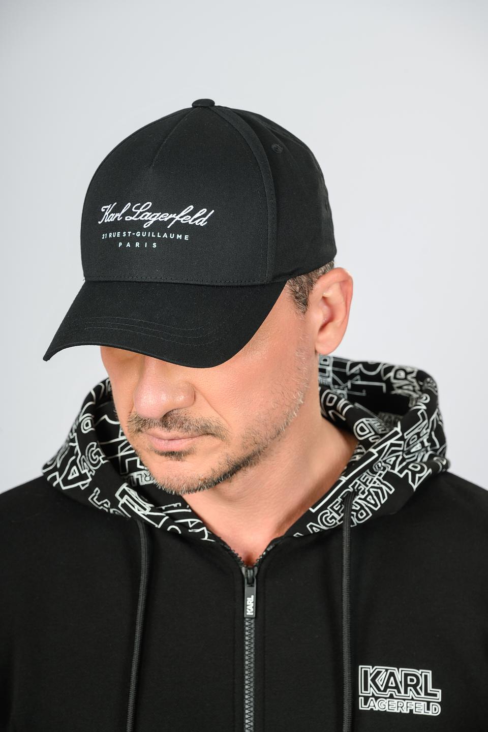 Бейсболка Karl Lagerfeld чёрная