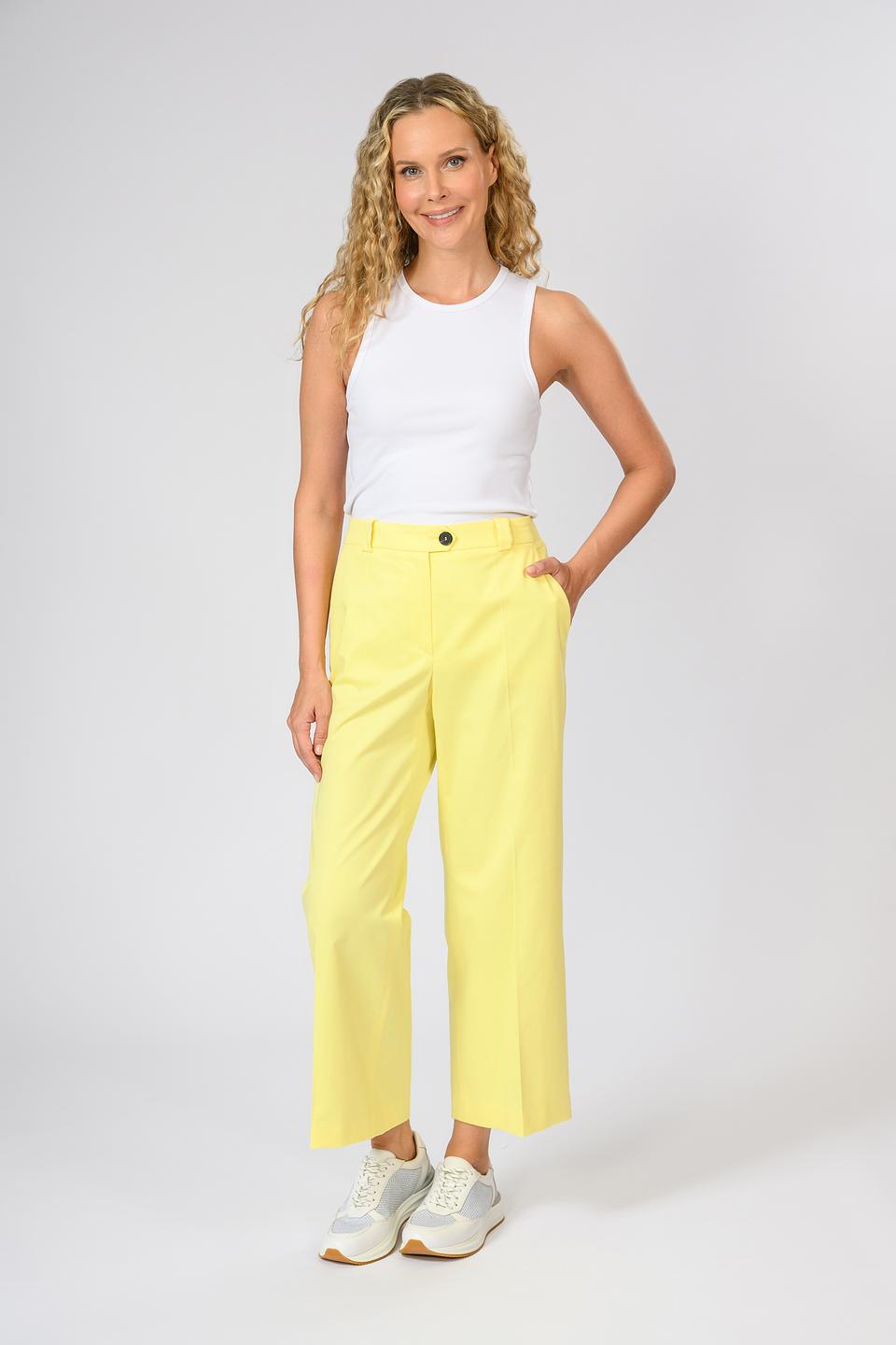 Брюки Windsor жен. жёлтые