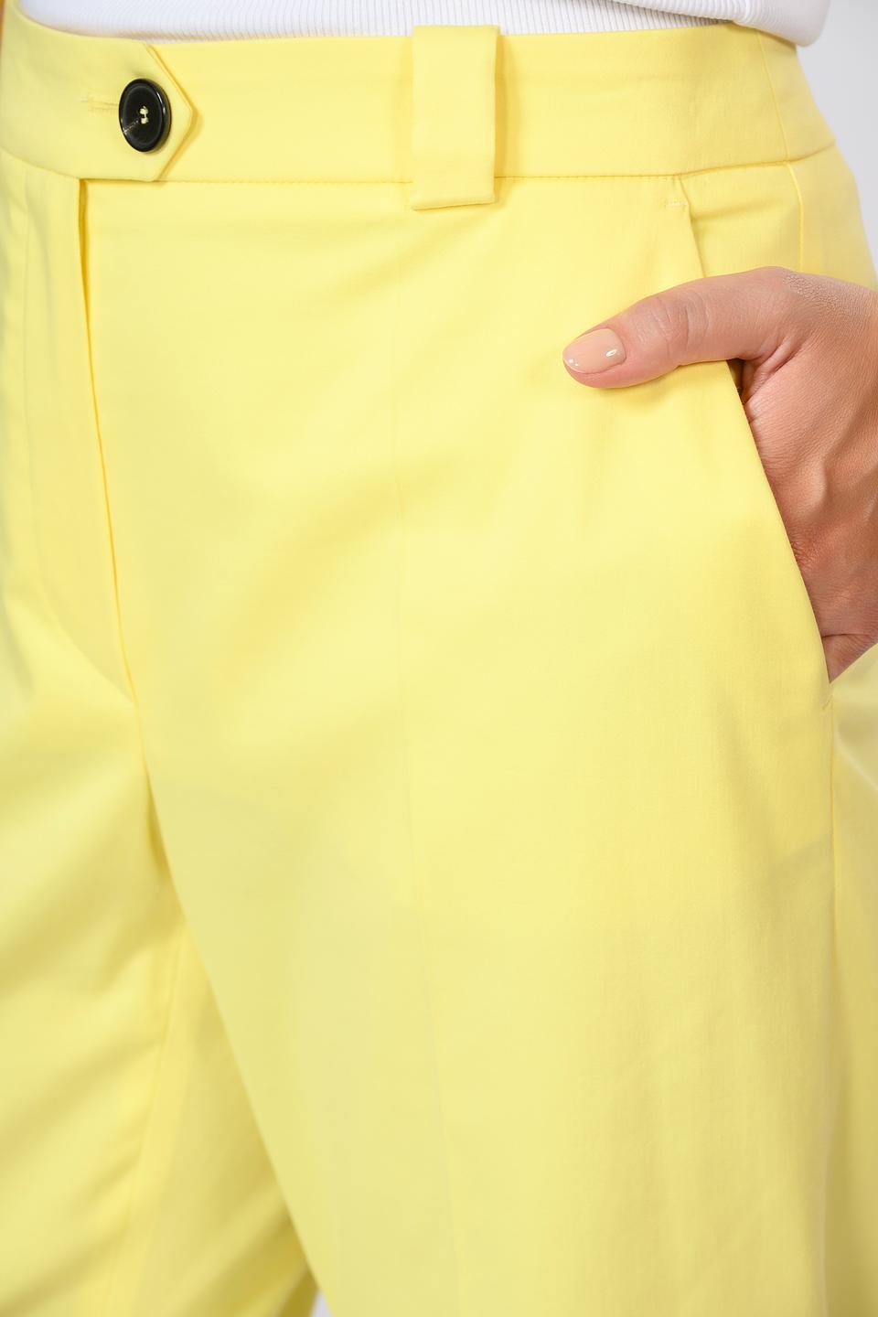 Брюки Windsor жен. жёлтые