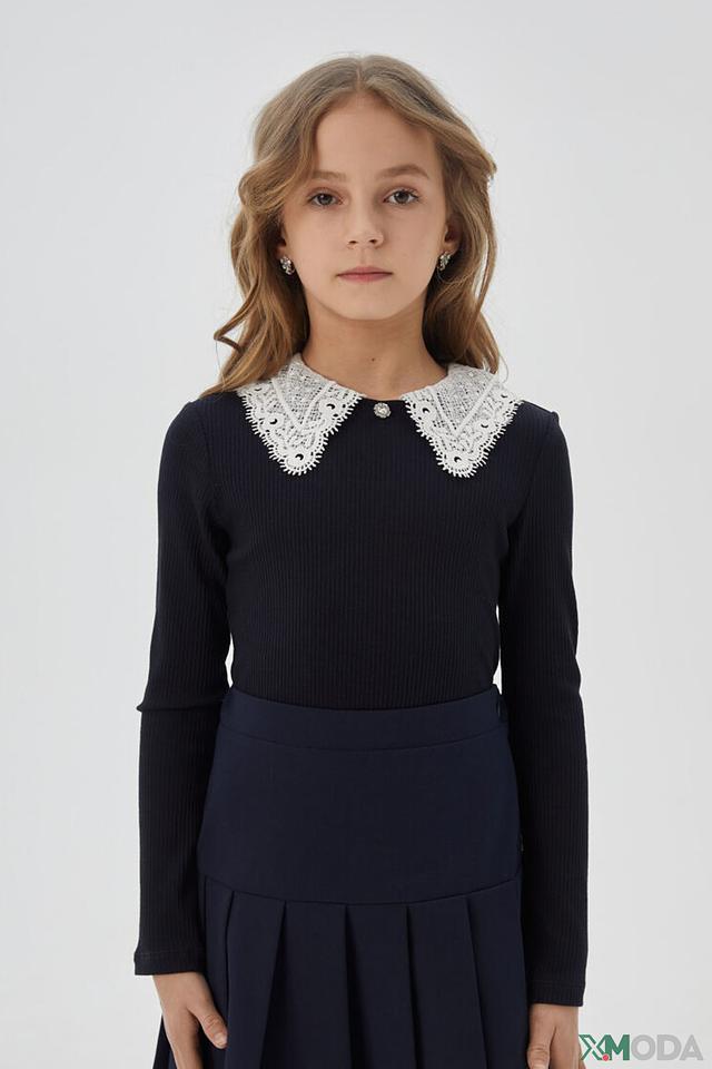 Блуза Choupette дев. с кружевным воротником