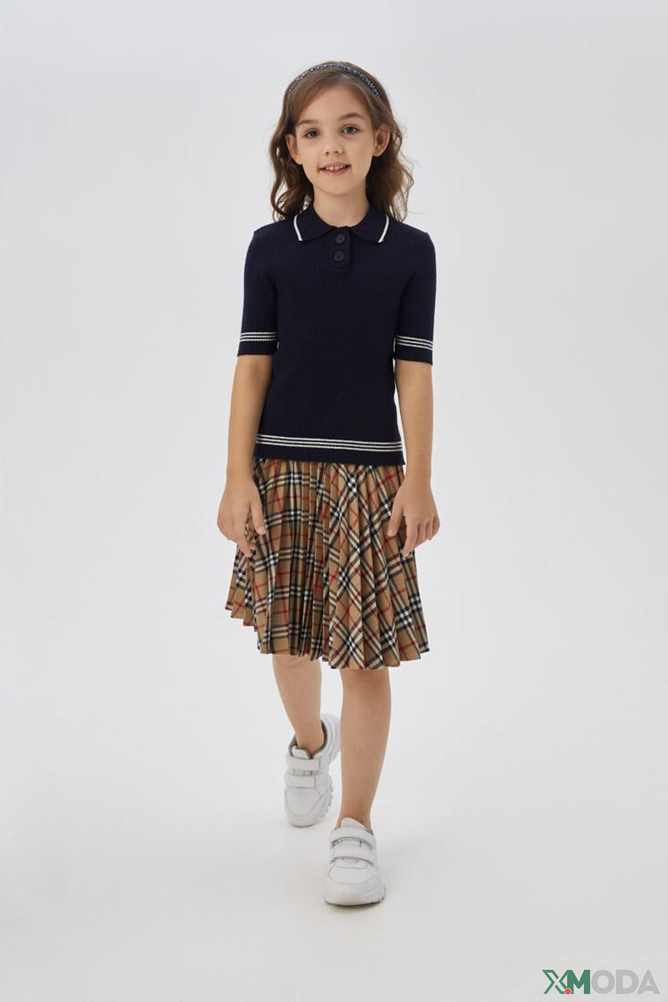 Джемпер Choupette дев. с воротником-поло