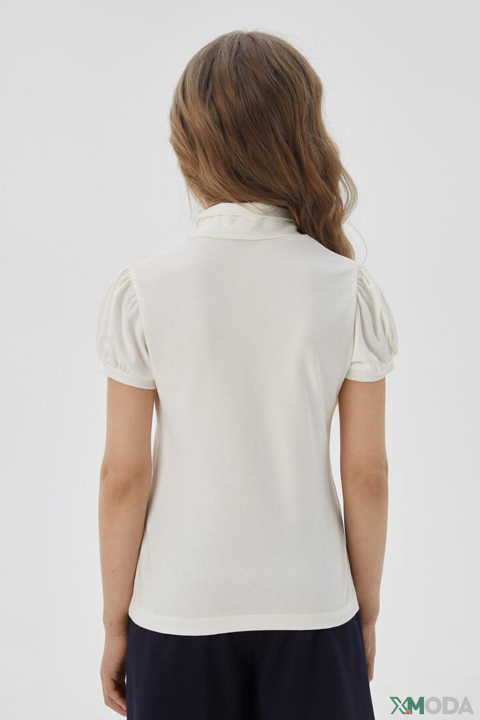 Поло Choupette дев. экрю с рукавами-фонариками