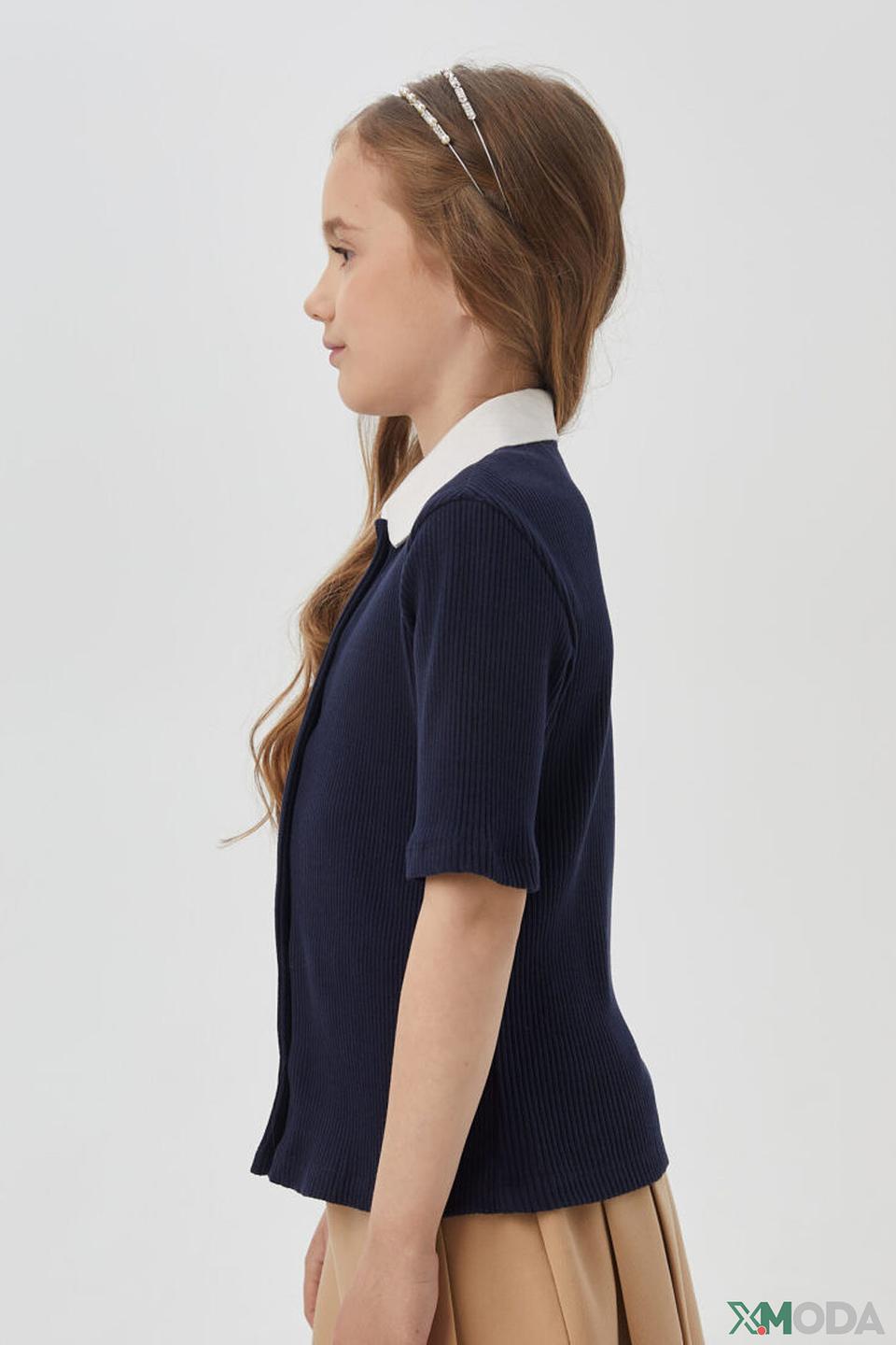 Блуза Choupette дев. с воротником