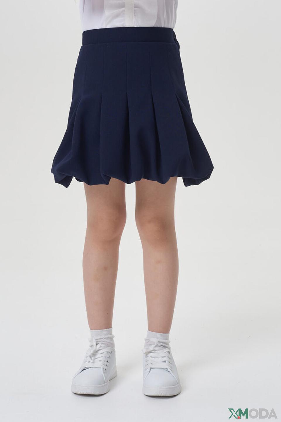 Юбка Choupette дев. синяя со складками