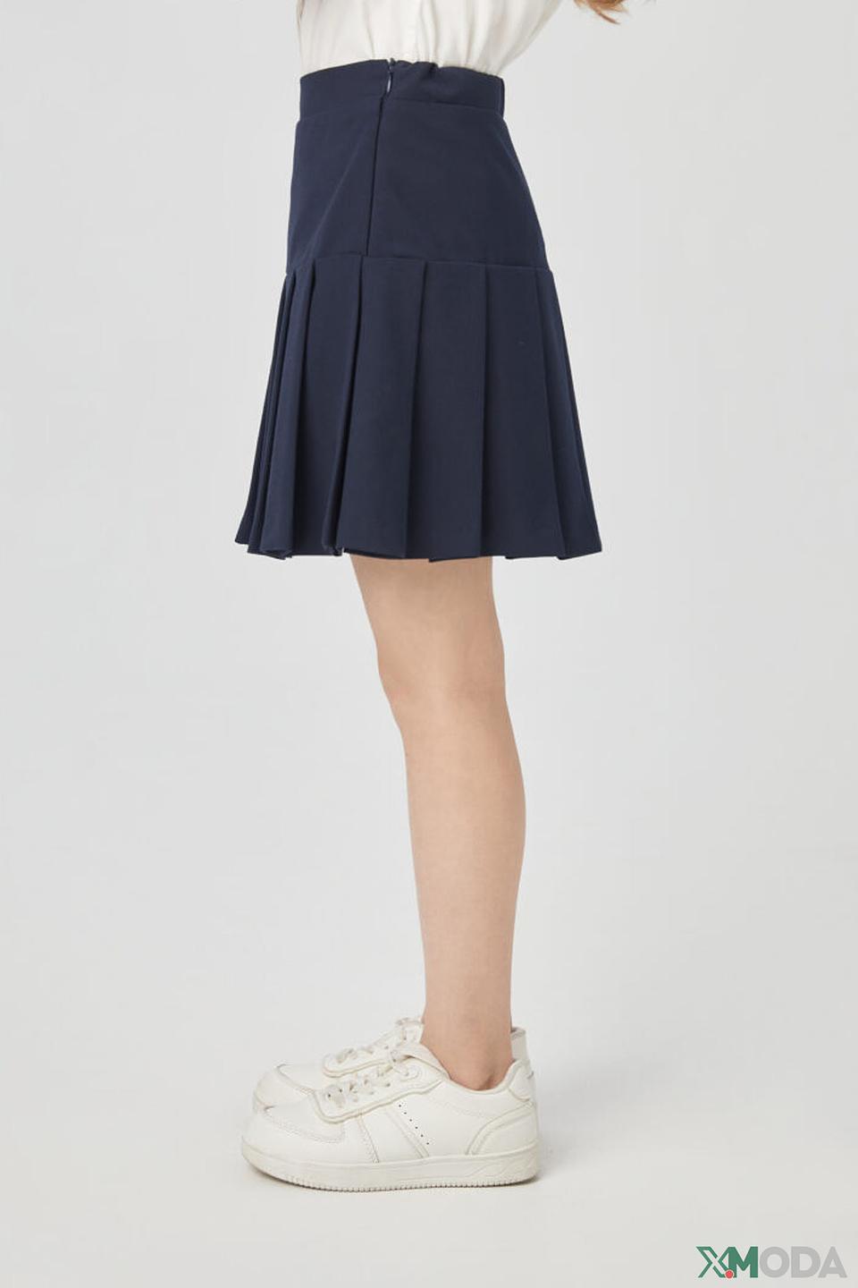 Юбка Choupette дев. плиссе синяя