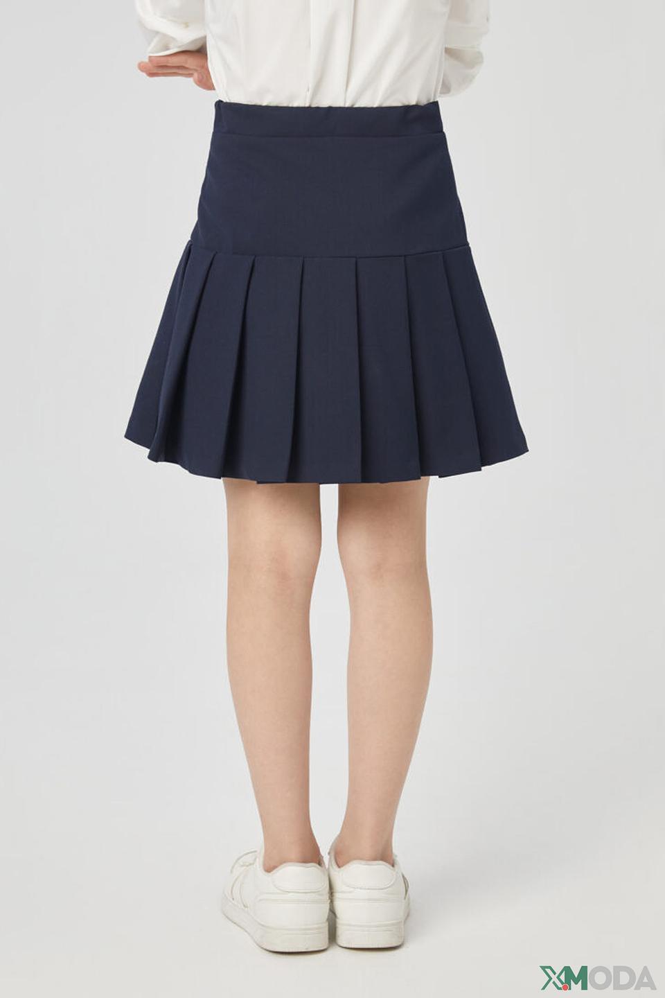 Юбка Choupette дев. плиссе синяя