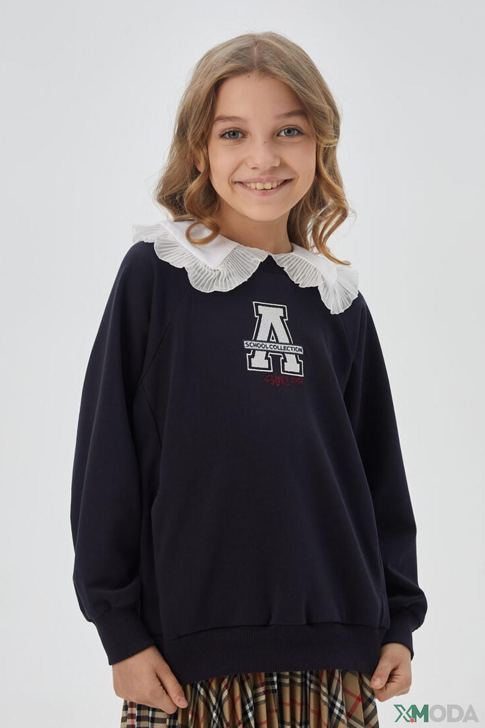 Пуловер Choupette дев. с воротником