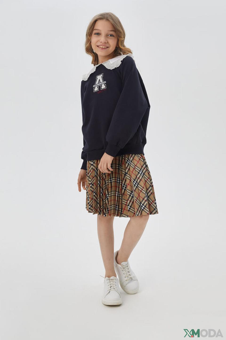 Пуловер Choupette дев. с воротником