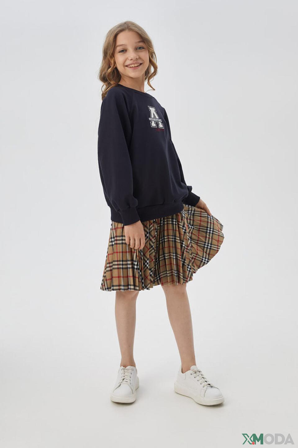 Пуловер Choupette дев. с воротником