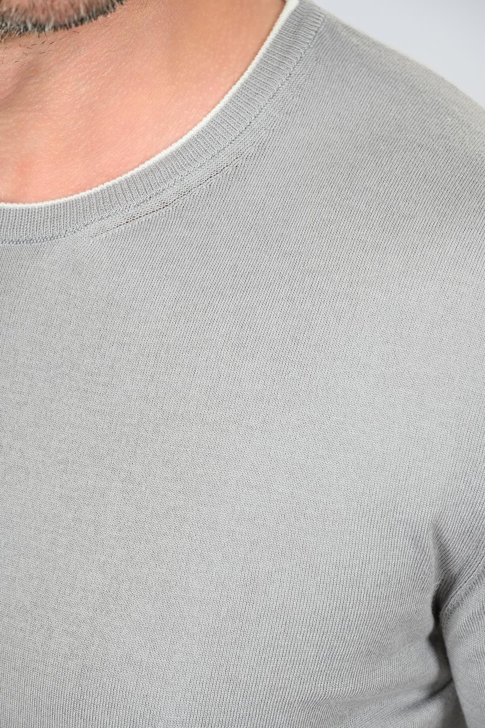 Пуловер Radi Perugia серый с коротким рукавом