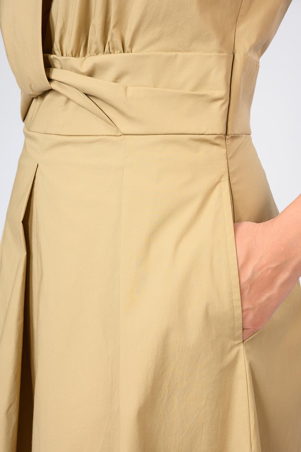 Платье Twin Set Actitude бежевое