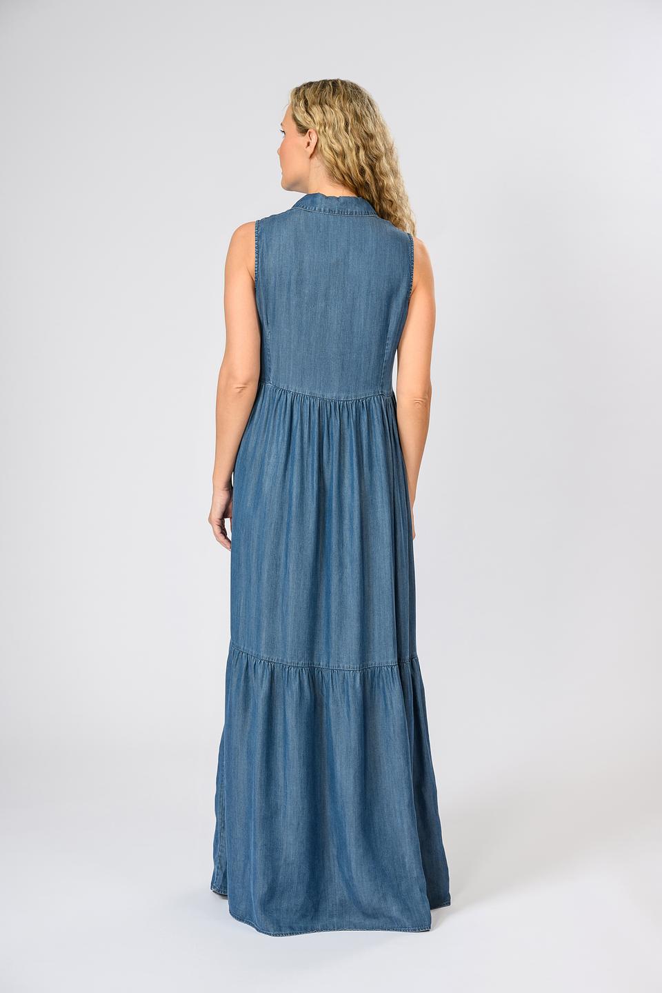 Платье Silvian Heach джинсовое синее