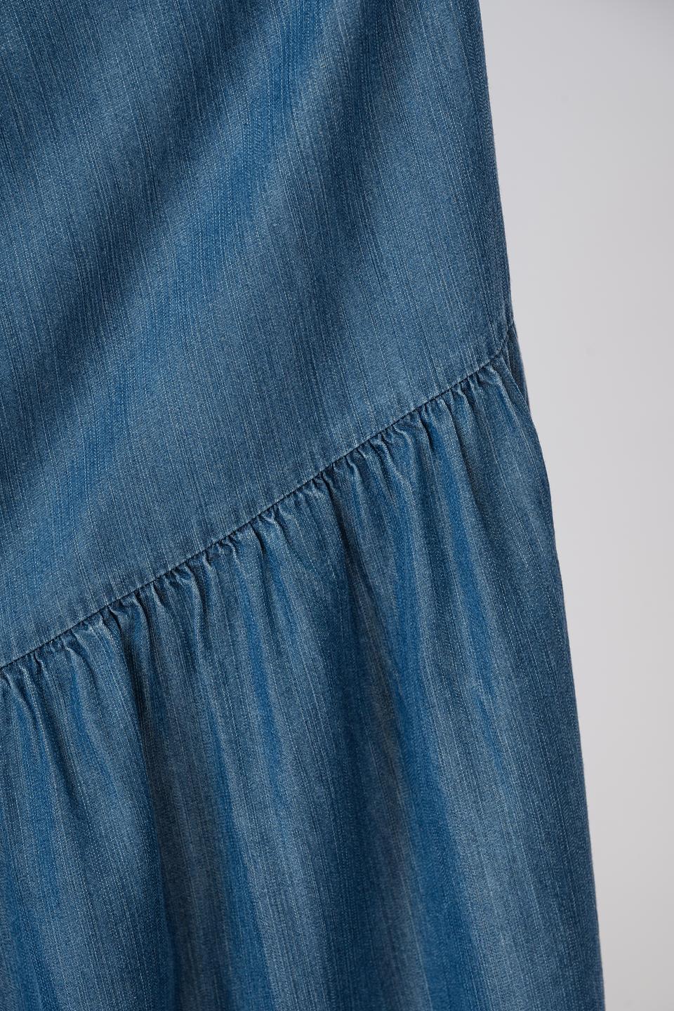 Платье Silvian Heach джинсовое синее