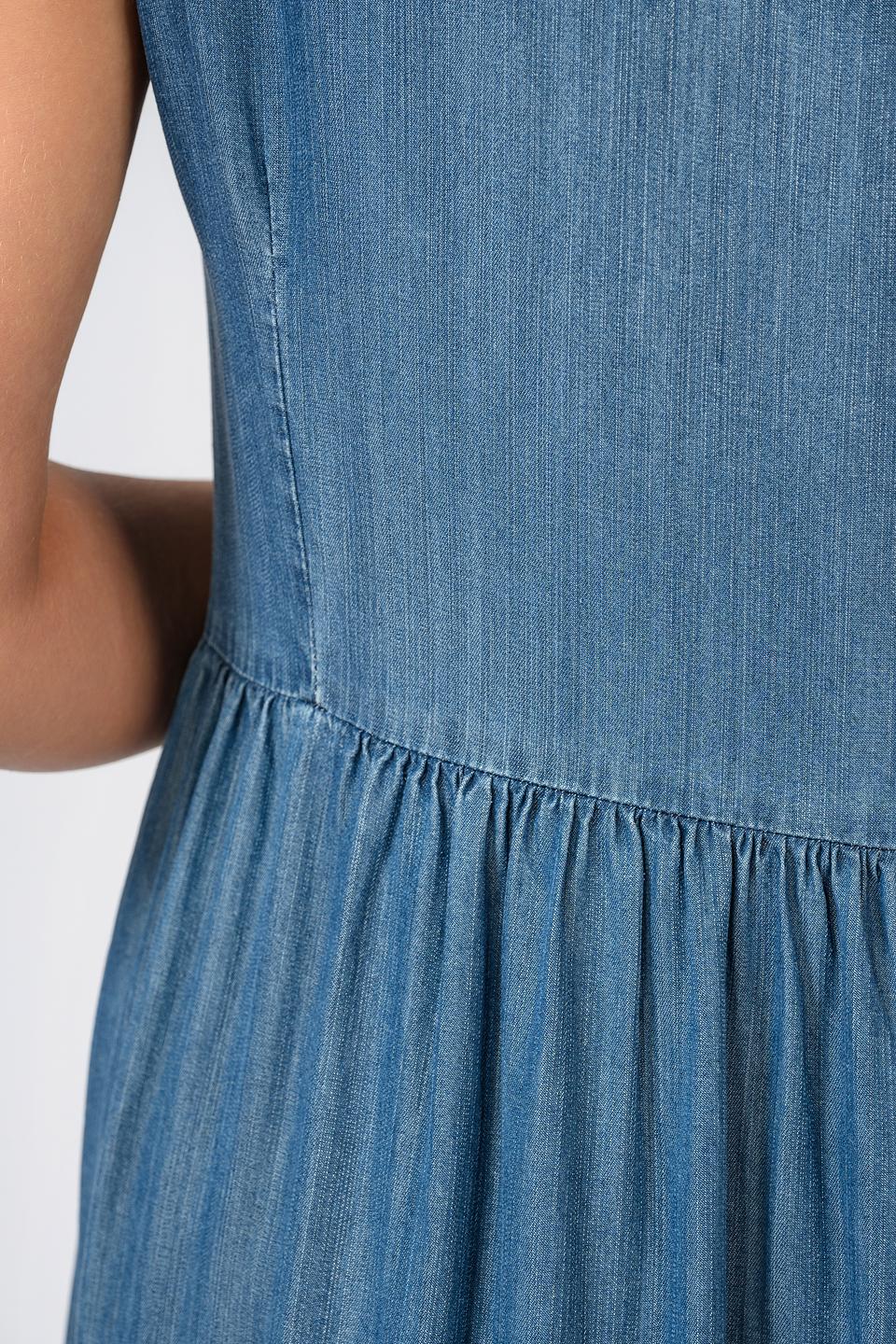 Платье Silvian Heach джинсовое синее