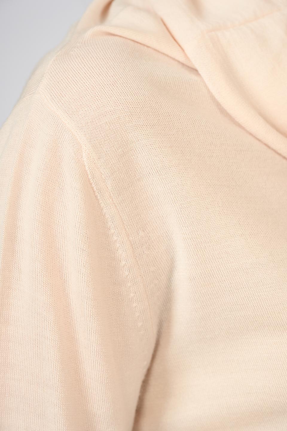 Джемпер Giorgio Grati с воротником-холом бежевый