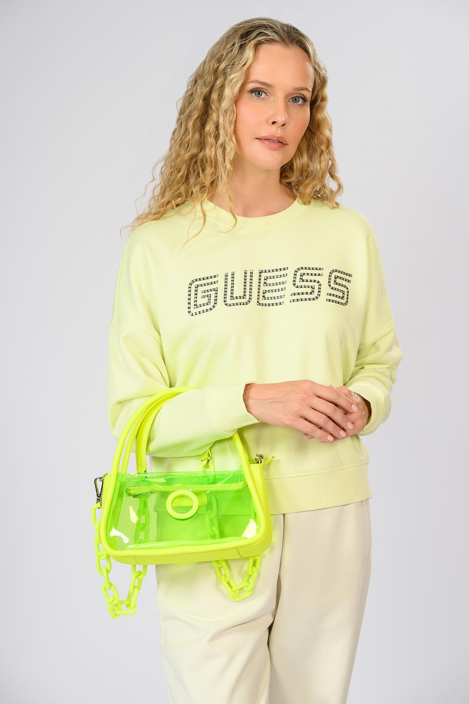 Сумка Bikkembergs жен. прозрачная лайм