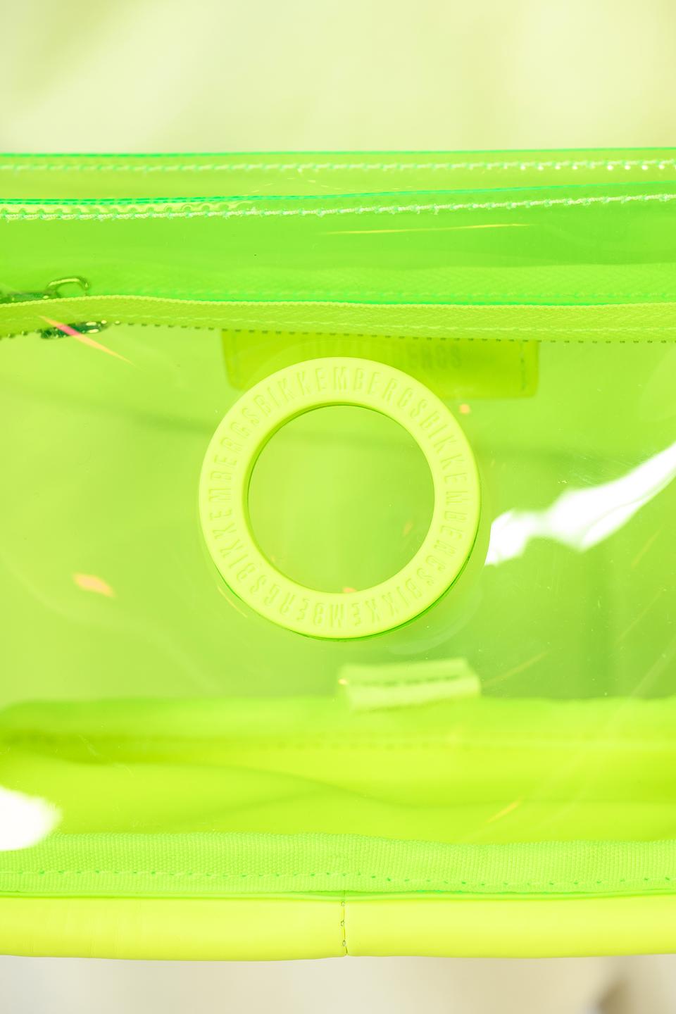 Сумка Bikkembergs жен. прозрачная лайм