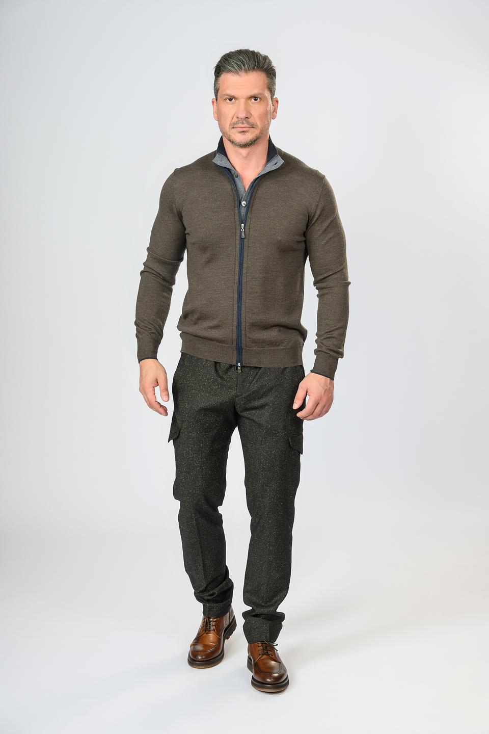 Кардиган Gran Sasso оливковый