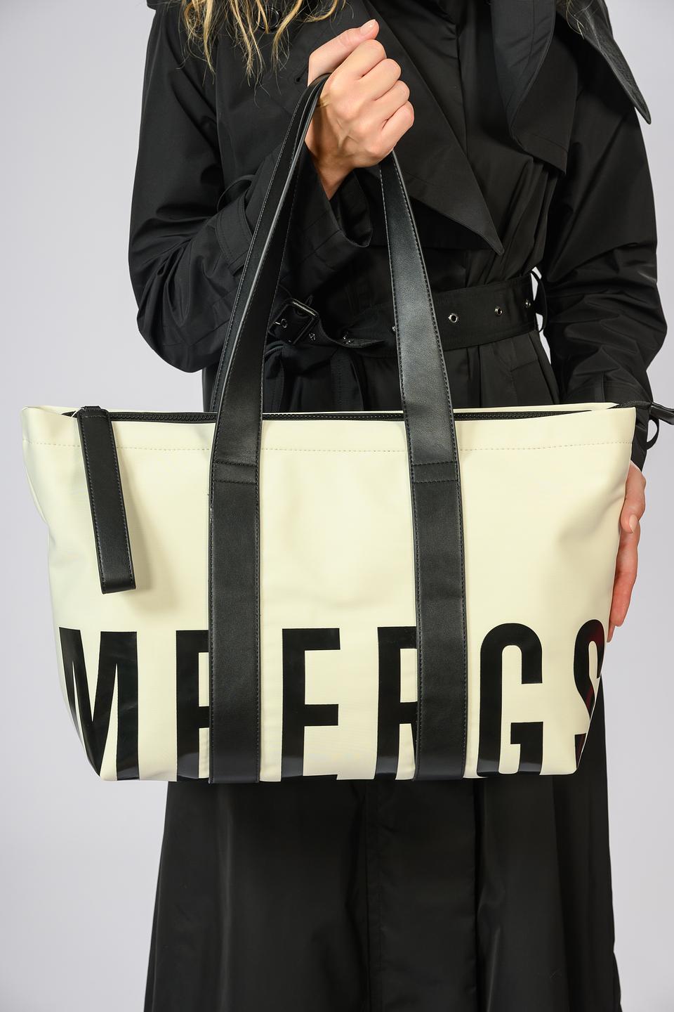 Сумка Bikkembergs женская белая с логотипом