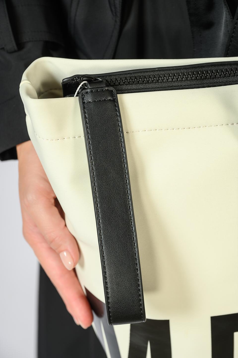 Сумка Bikkembergs женская белая с логотипом