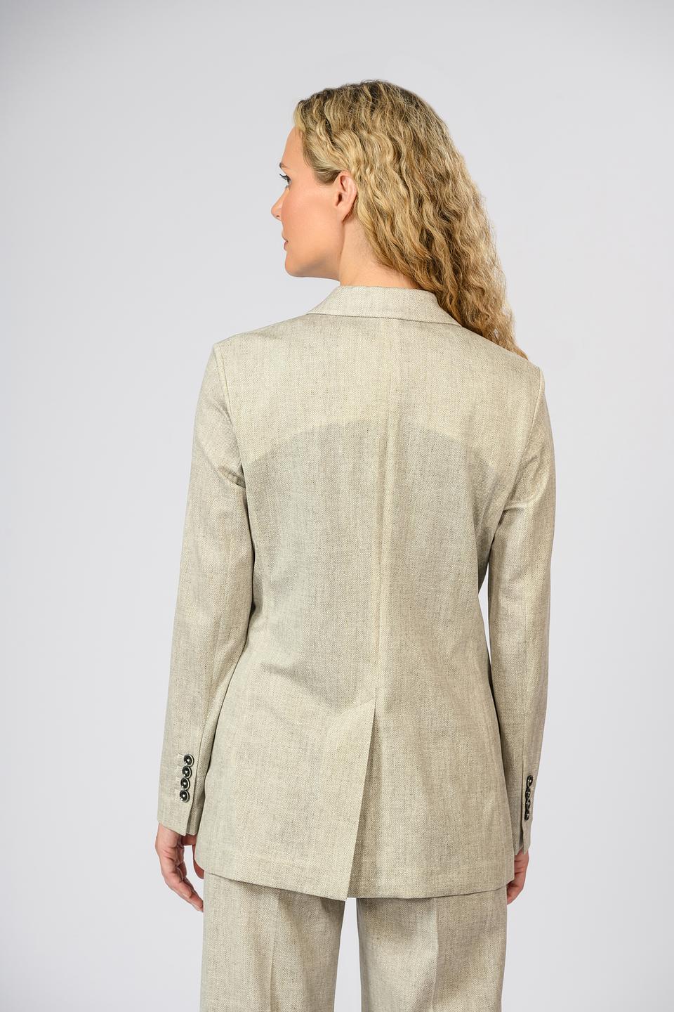 Жакет Circolo 1901 жен. в полоску бежевый