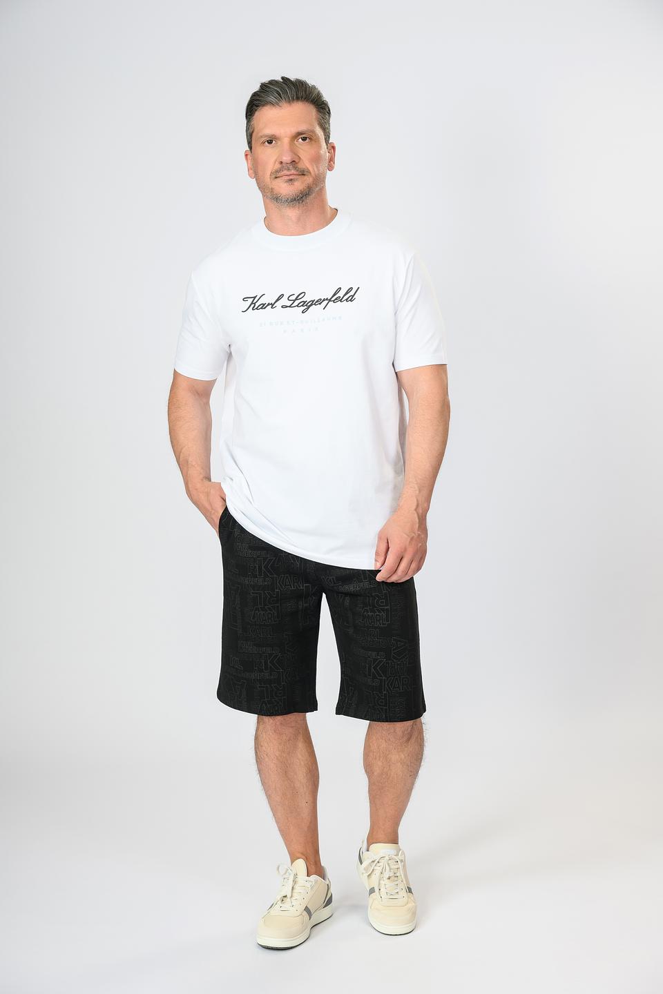 Шорты Karl Lagerfeld с логотипом чёрные