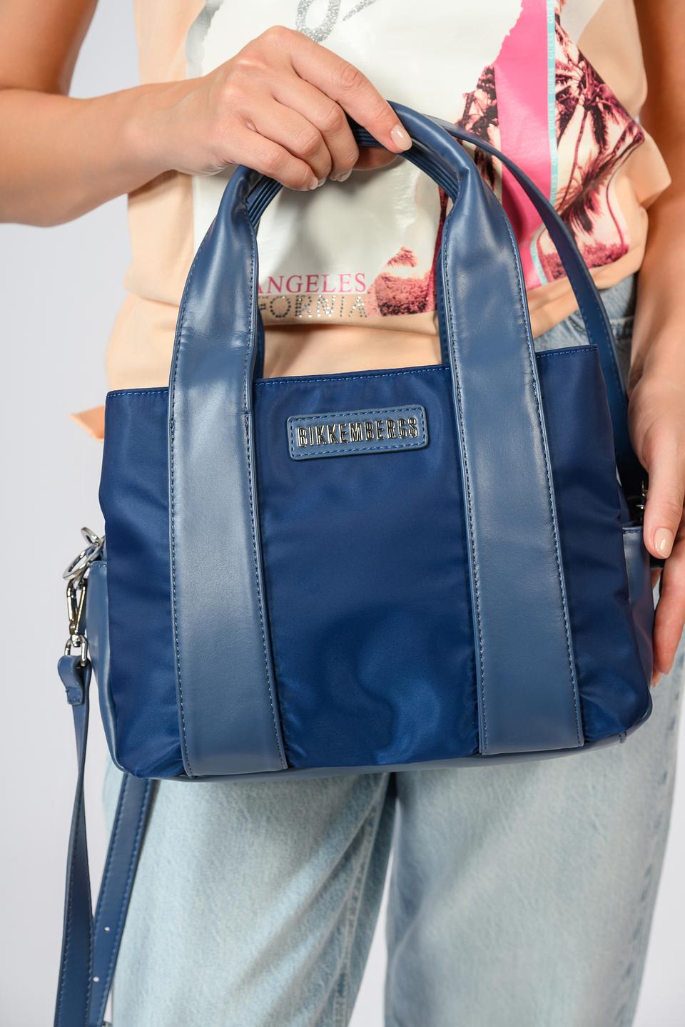 Сумка Bikkembergs нейлон синяя