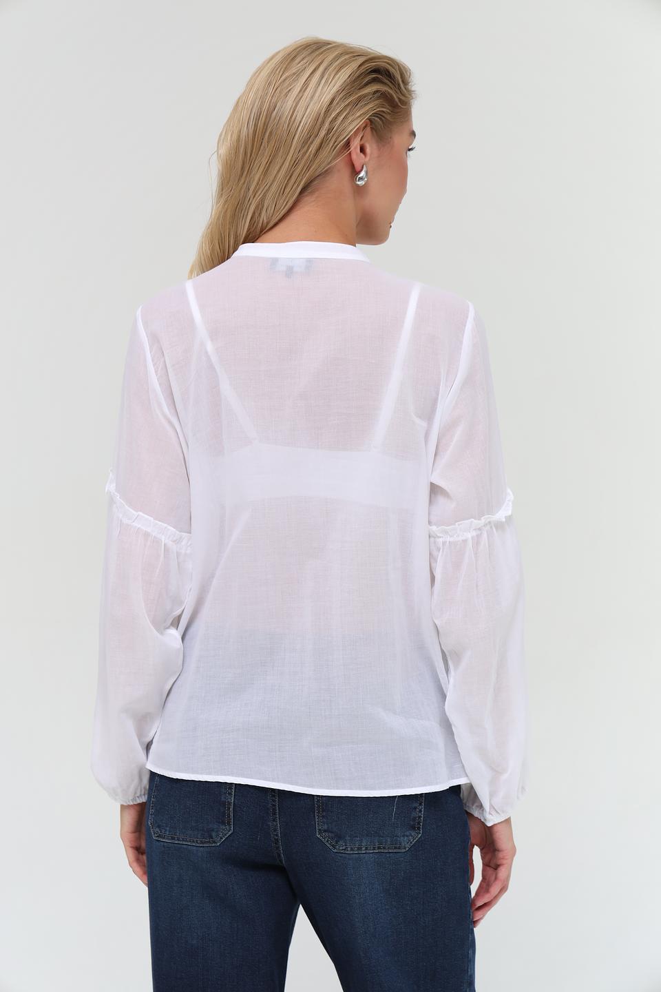 Блуза Monari с вышивкой белый