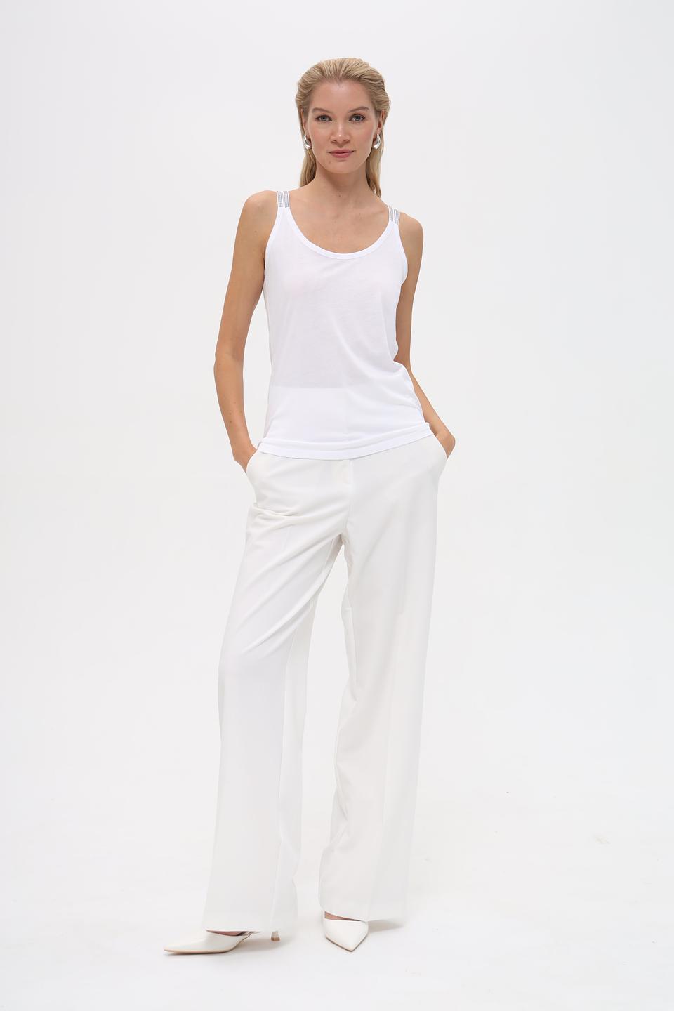 Топ Monari на бретелях белый