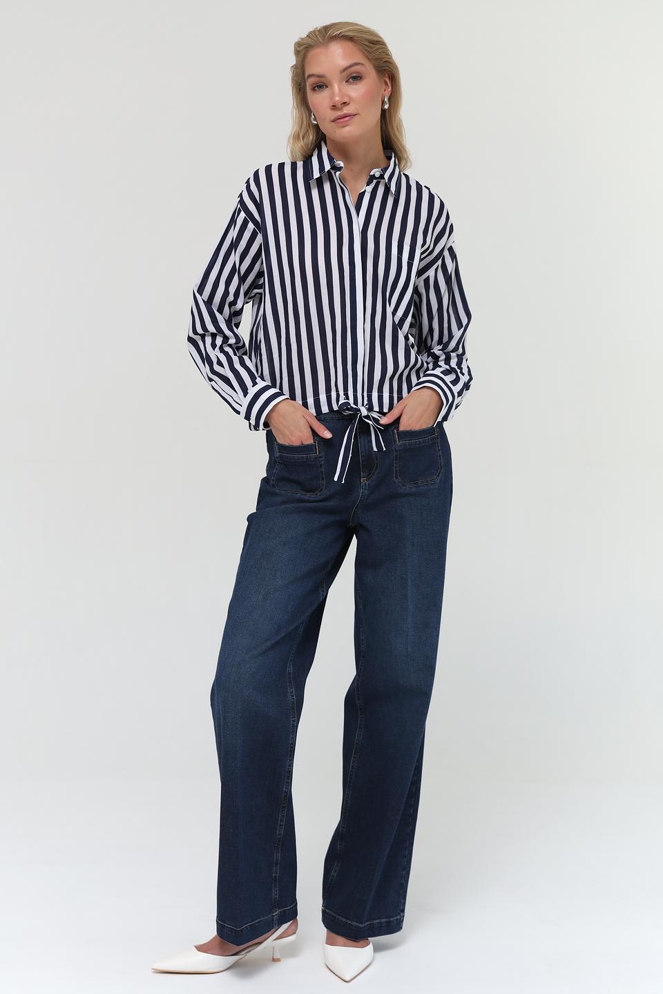 Джинсы Gardeur прямого кроя синие