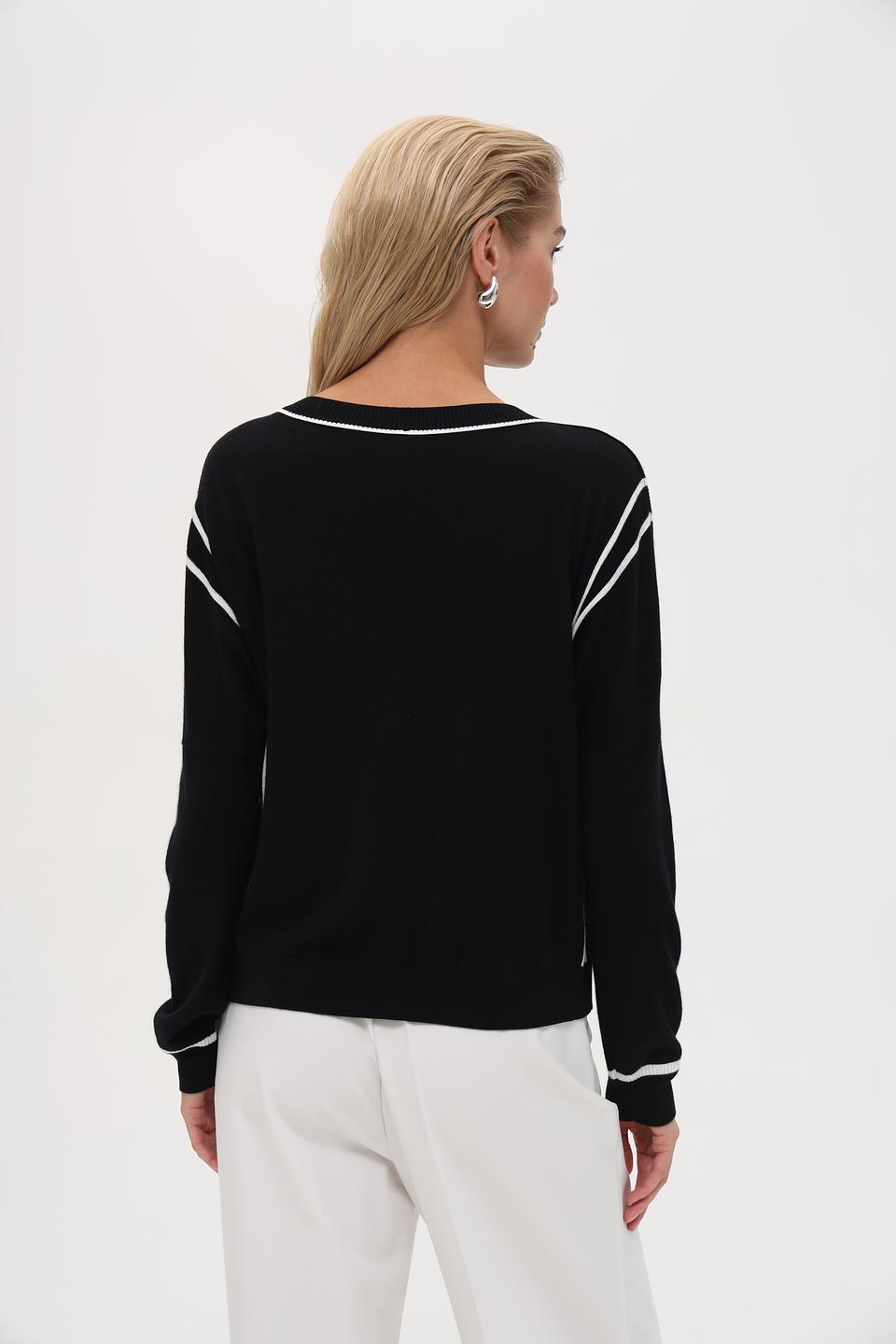 Пуловер Marc Cain с полоской