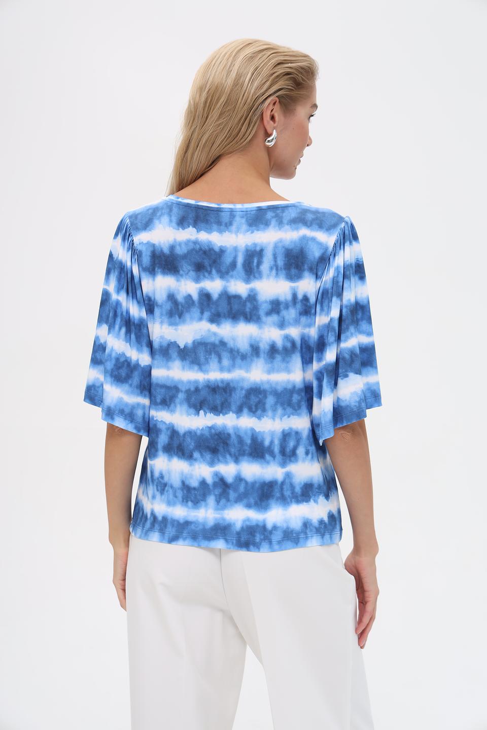 Блуза Monari tie-dye синяя