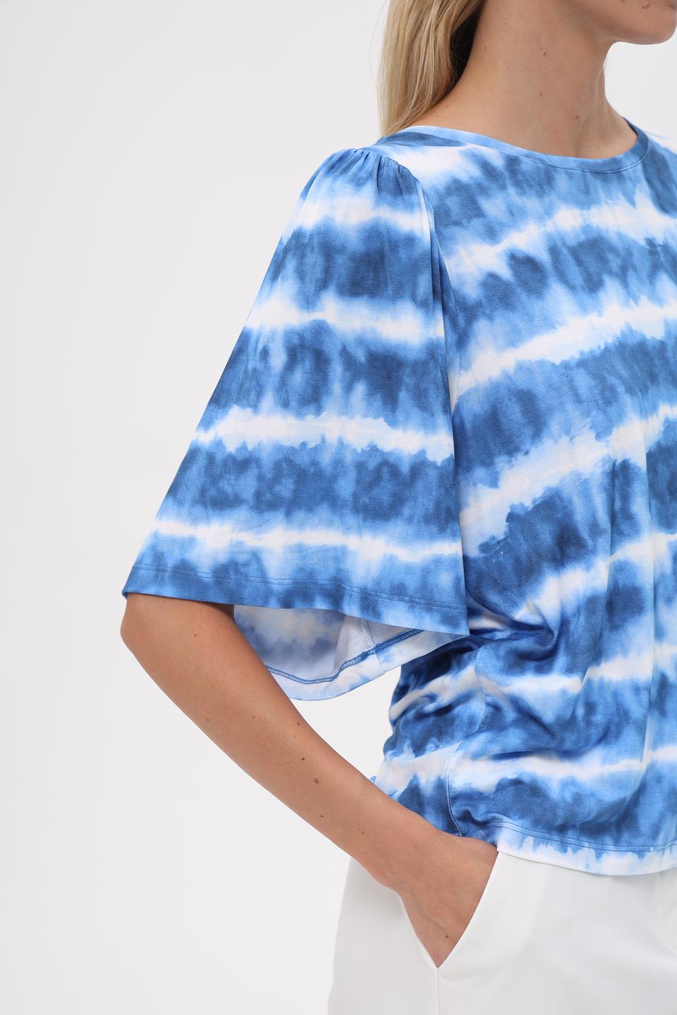 Блуза Monari tie-dye синяя