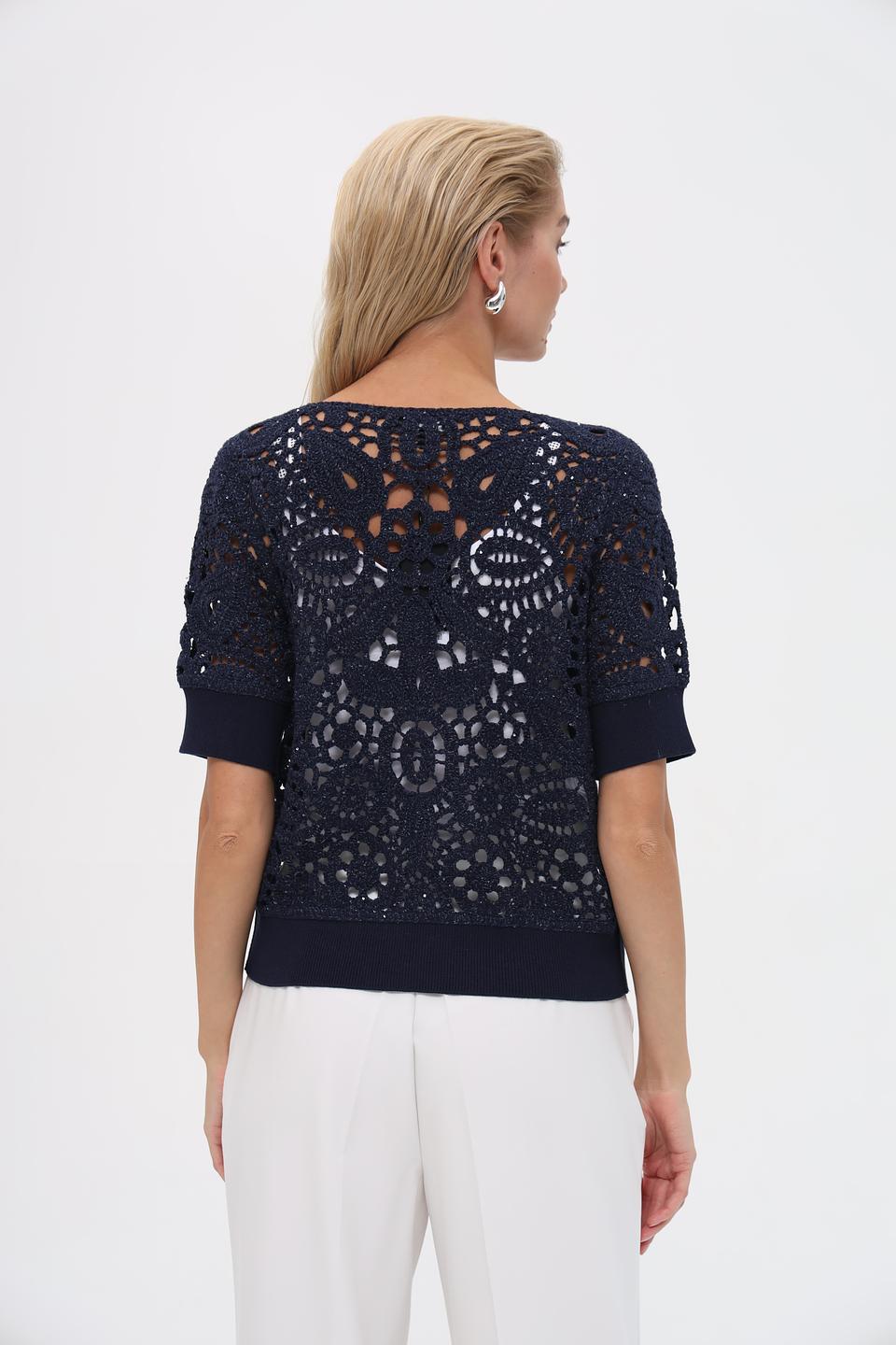 Жакет Monari с ажурной отделкой